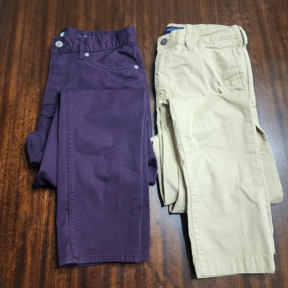 Lot of 2 slim 29X32 Pants, H&M and American Eagle